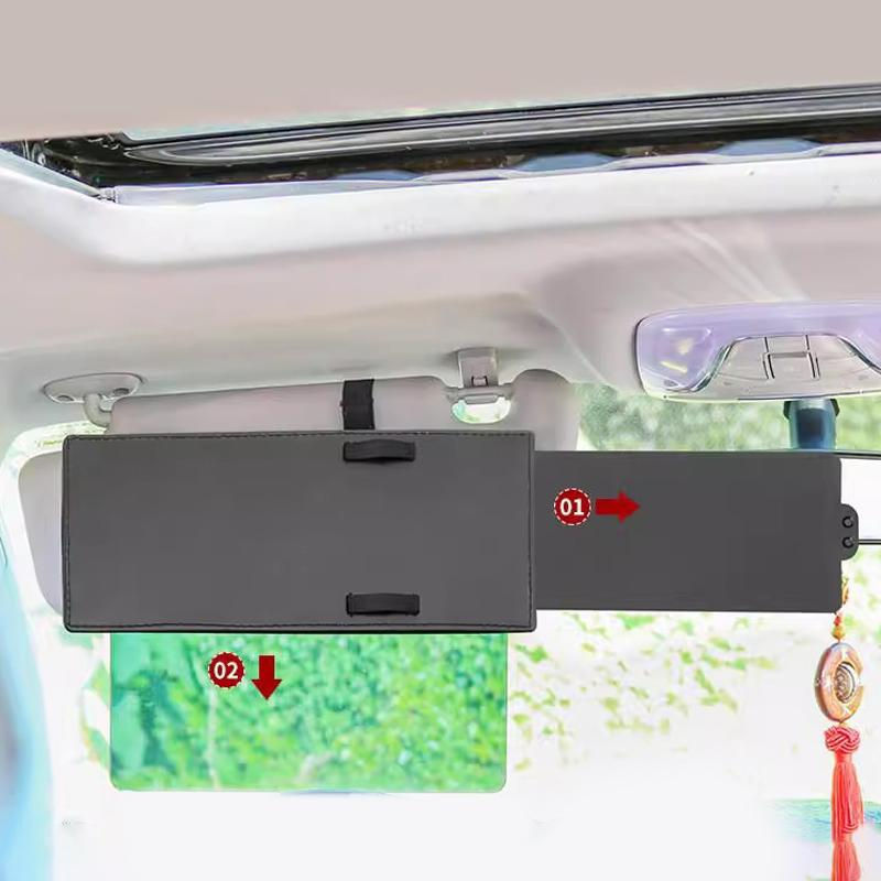 Car Sun Visor Extender Sunshade Extension Board Shield Blocker Front Side Window