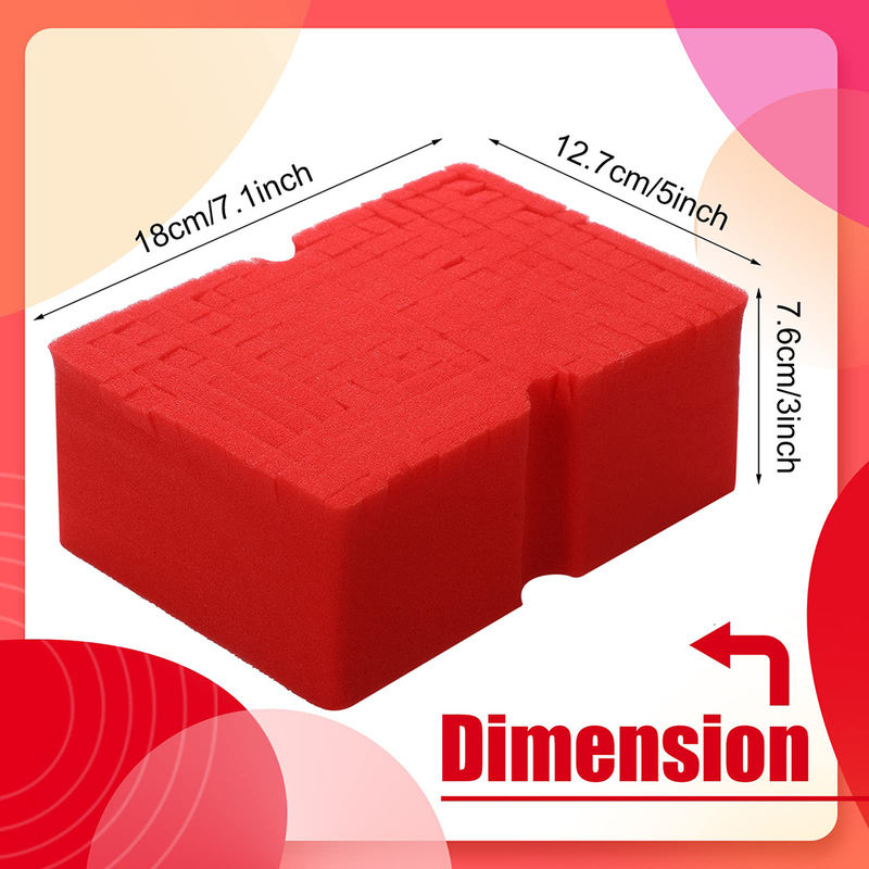 Thumbnail: Car Wash Sponge Large Cross Cut Soft Foam Grid Super Absorbent Sponge Easy Grip