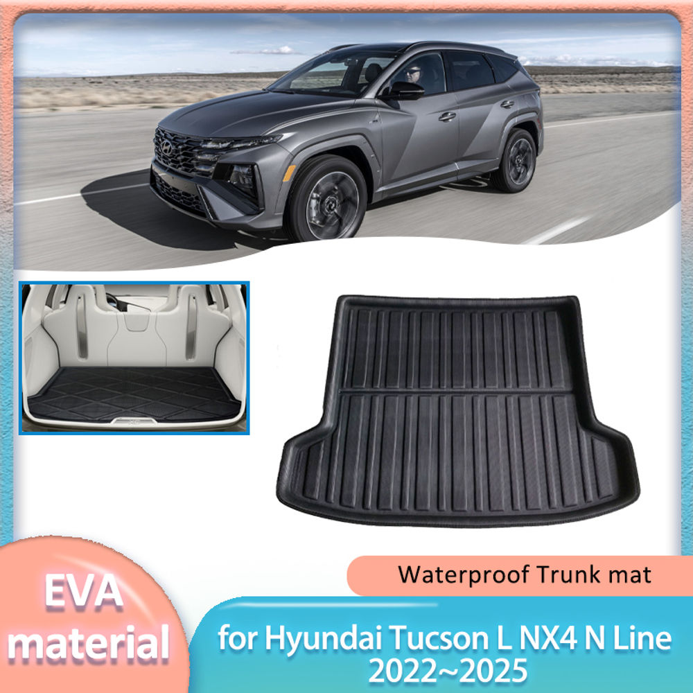 for Hyundai Tucson L NX4 N Line 2022~2025 Car Trunk Mat Boot Liner Cargo Floor T