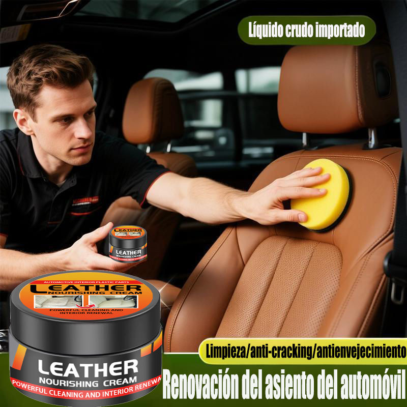Car maintenance cream for car, PU cleaning care balm, conditioner, car interior,