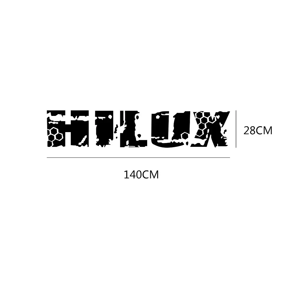 Thumbnail: Car Rear Trunk Sport Styling Decor Stickers Vinyl Film Tuning Decal Automobile A