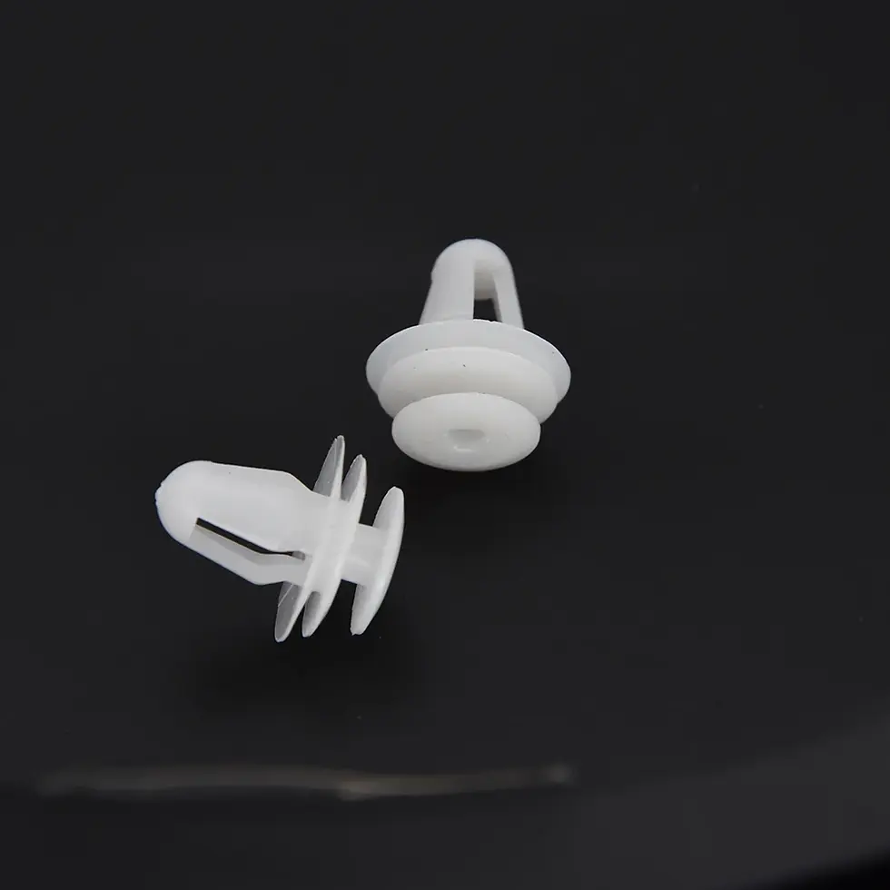 Thumbnail: 50Pcs 8mm Car Clips Door Trim Panel Retainer Fastener Kit White Auto Bumper Fend