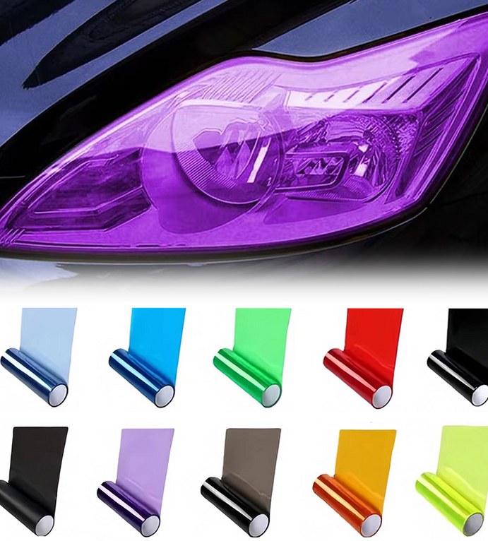 Car Headlight Taillight Protective Film Tint Vinyl Film Auto Lamp Film Sticker S