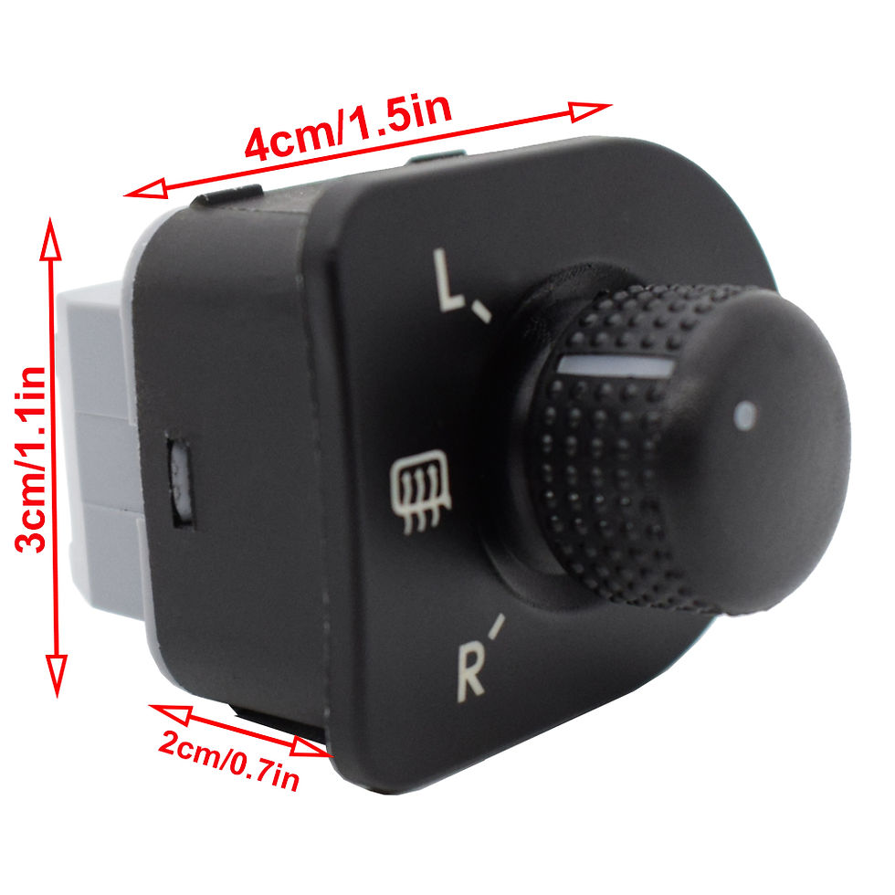 Thumbnail: Rear View Mirror Switch Control Knob For VW T5 Golf MK4 1J1 1J5 Bora New Beetle