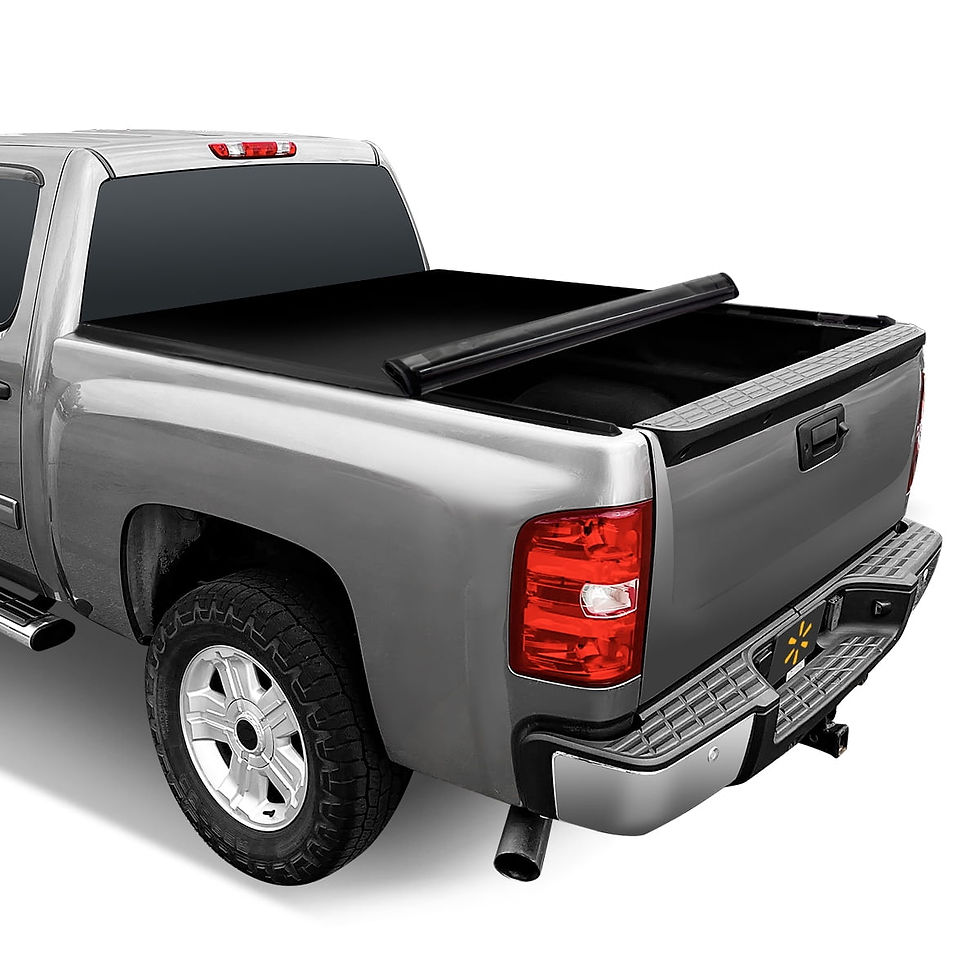 Auto Drive WMT-RU-21001 Soft Roll up Truck Bed Tonneau Cover Fits 07-23 Sil..