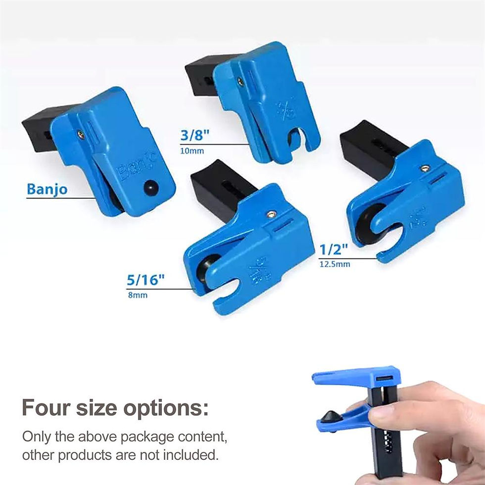 Thumbnail: 4pcs Car brake oil pipe plug Automotive brake nozzle clamp oil tool brake tubing