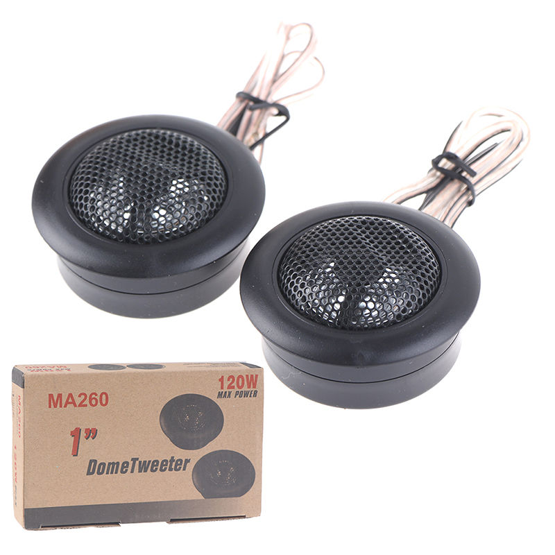 Thumbnail: 1Set 120W Super Power Loud Speaker Tweeter Speakers for Car Stereo Car Audio Dia