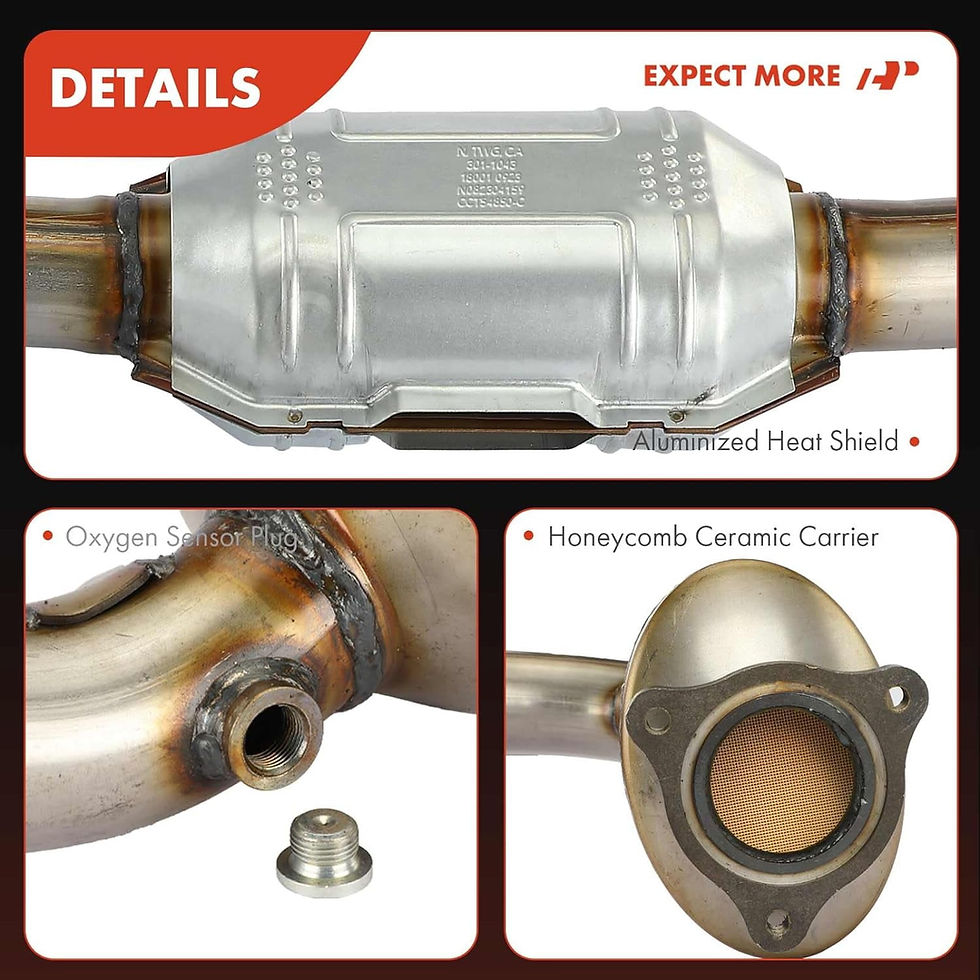 Thumbnail: A-Premium Front and Rear 2-PC Catalytic Converter Kit Direct-Fit Compatible..