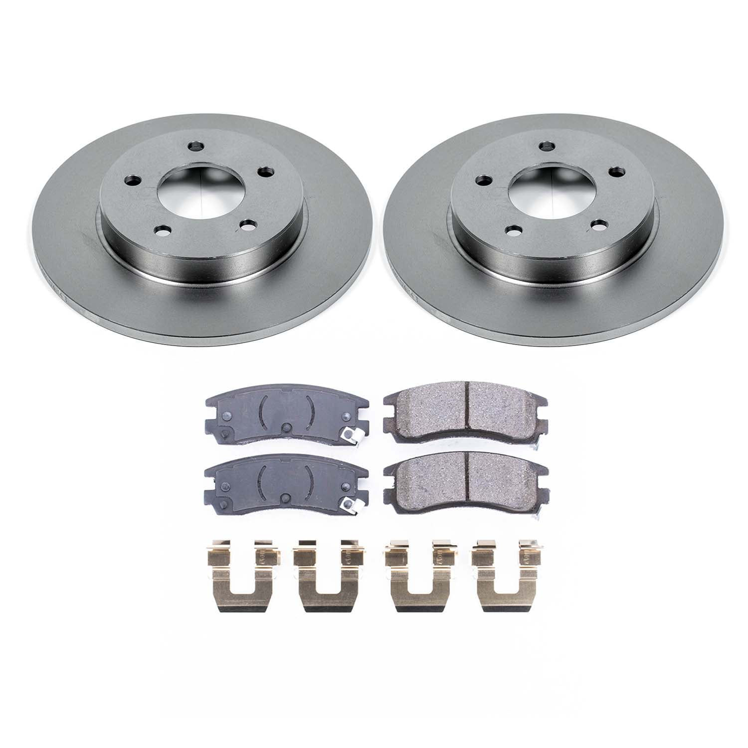 Ultimate Brakes Rear Semi-Metallic Brake Pad and Rotor Kit with Hardware WM..