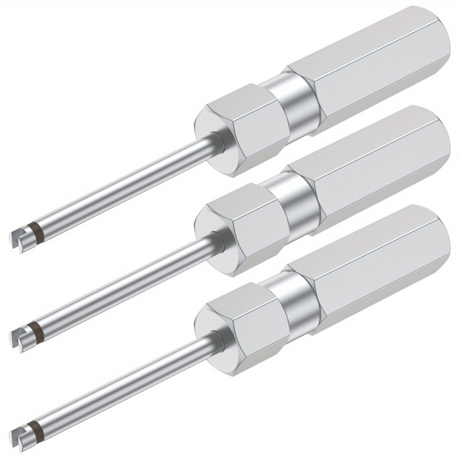 Tire Valve Stem Core Remover Tool 3Pcs Set Screwdriver for Car Bicycle Motorcycl