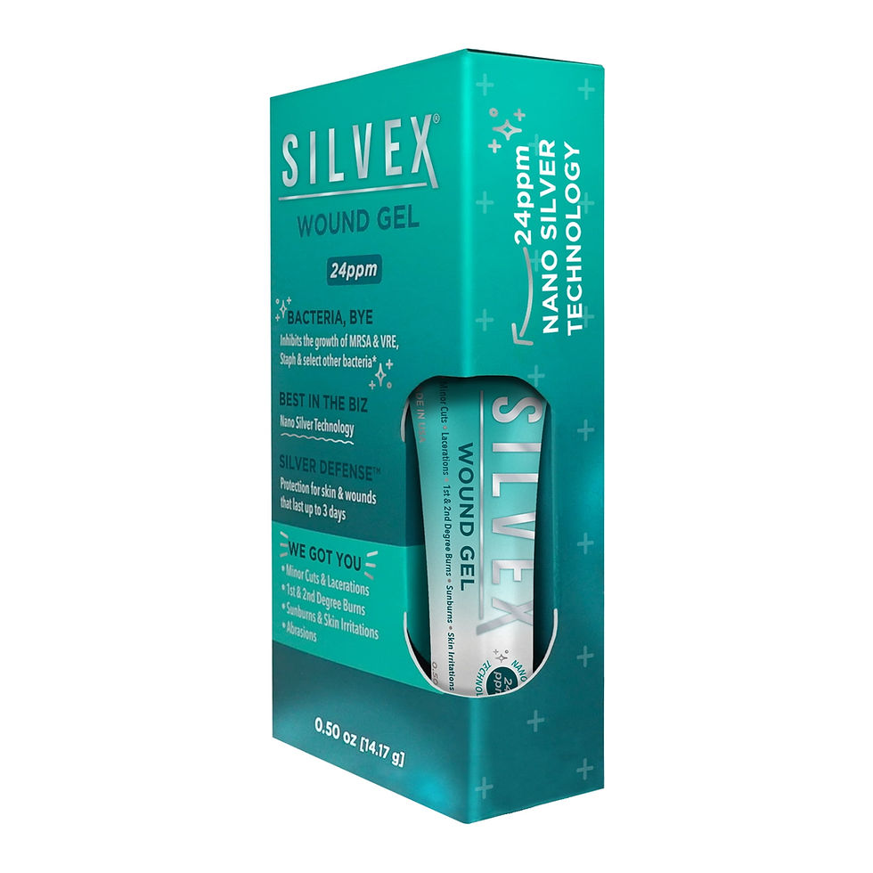 Thumbnail: Silvex Wound Gel 0.5oz by Be Smart Get Prepared.  Antimicrobial, for Burns,..