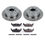 Thumbnail: Ultimate Brakes Rear Semi-Metallic Brake Pad and Rotor Kit with Hardware WM..