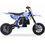 Thumbnail: MotoTec Villain 52cc 2-Stroke Kids Gas Dirt Bike Blue