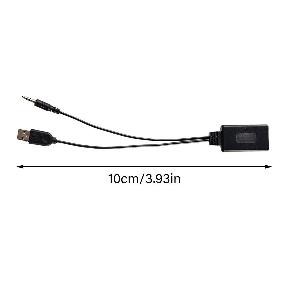 Thumbnail: Car Wireless Receiver USB 3.5mm Aux Media Universal Bluetooth-compatible Music P