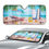 Thumbnail: Auto Drive Beach Design Windshield Sunlights Block Accordion Sunshade AD23A..