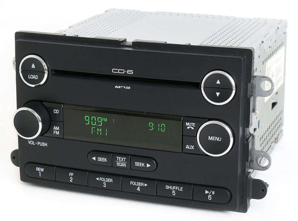 Thumbnail: Restored Ford Taurus 08-09 Audiophile Radio AMFM 6 Disc CD Bluetooth Music ..