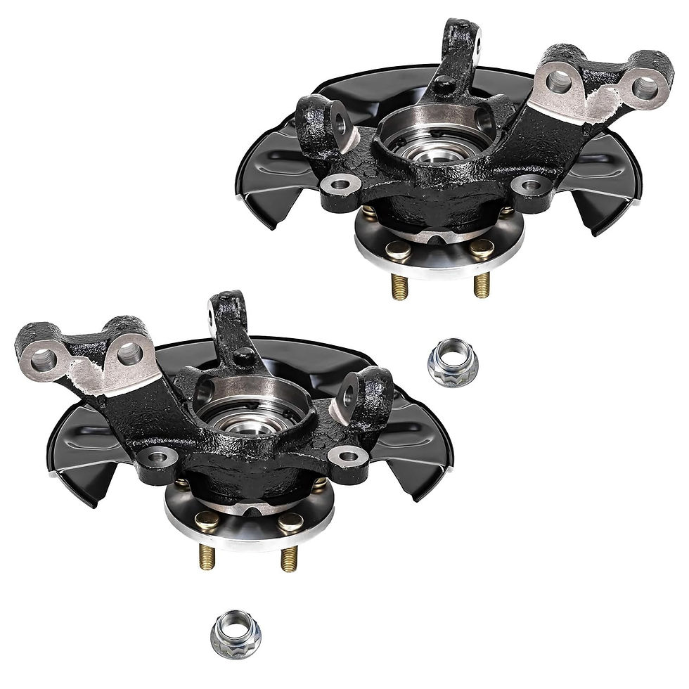 Thumbnail: Detroit Axle - Front 2pc Steering Knuckles for 2003-2008 Toyota Matrix, 2 S..