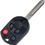 Thumbnail: ECCPP Replacement fit for 4 Buttons Uncut Keyless Entry Remote Key Fob 2009..