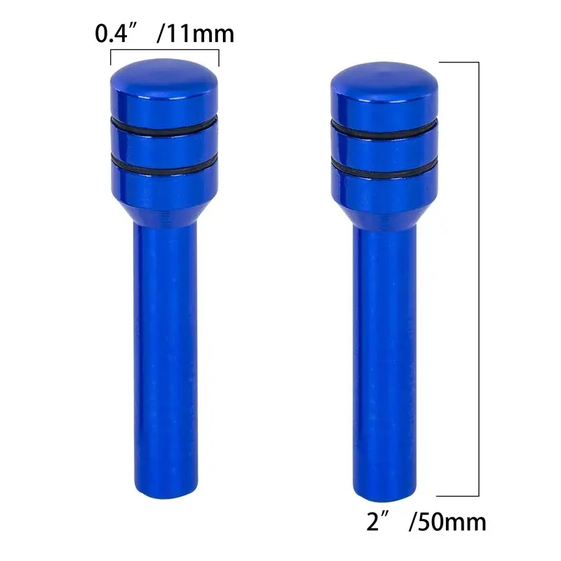 Thumbnail: NEW 2/4PCS Aluminum Alloy Auto Car Security Door Lock Pins Universal Car Truck I