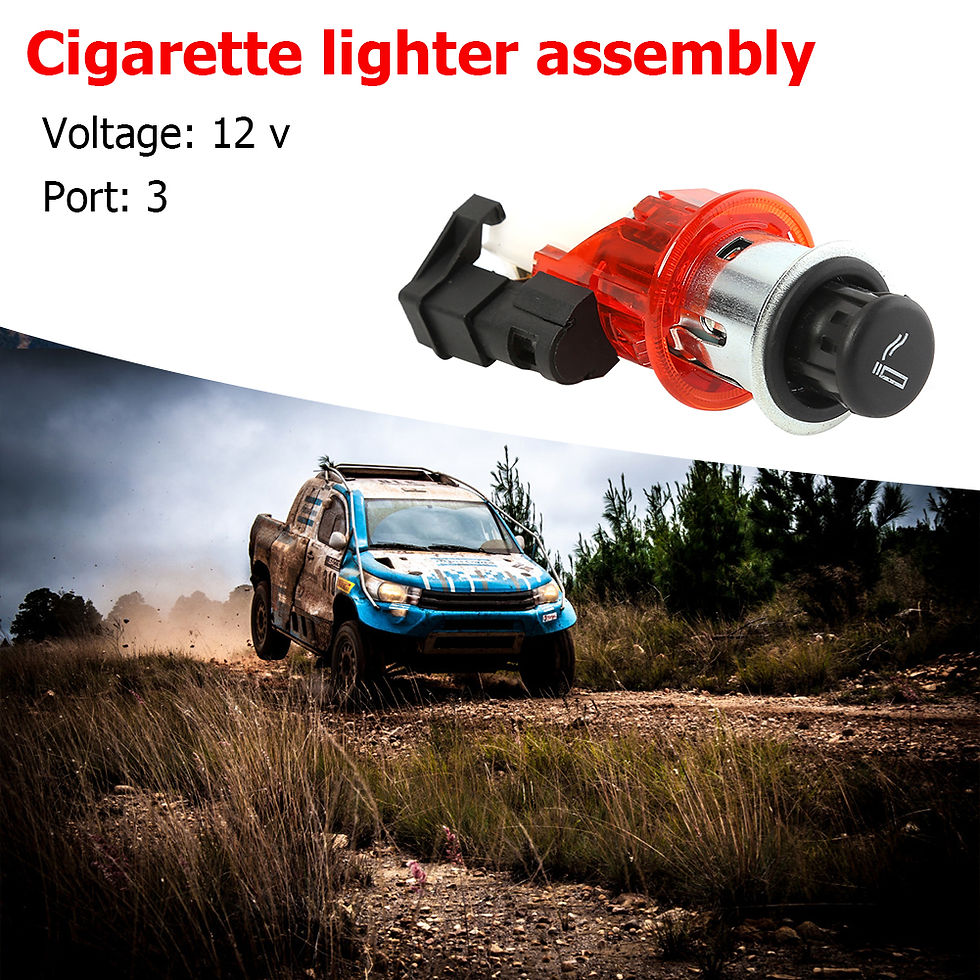 Thumbnail: Cigarette Lighter Plug + Socket Replacement for VW Jetta Passat Golf Beetle Cadd