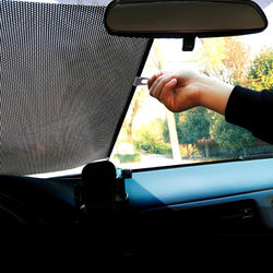 Retractable Windshield Sun Shade Universal Car Automatic Retractable Sunshade Re
