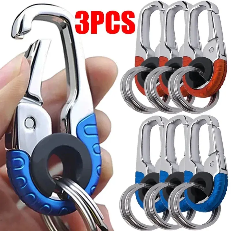 1/3PC Keychain Hook Outdoor Mountaineering Hook Climbing Keychain for Men Car Ke