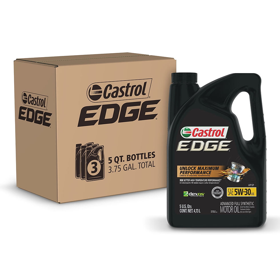Castrol Edge 5W-30 Advanced Full Synthetic Motor Oil, 5 Quarts Case of 3