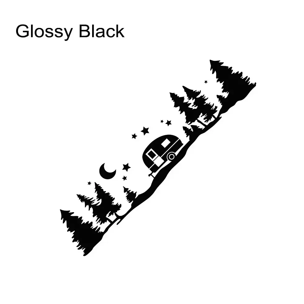 Thumbnail: Car Mountain Graphics Stickers For Motorhome Horsebox Caravan RV Camper Van Body