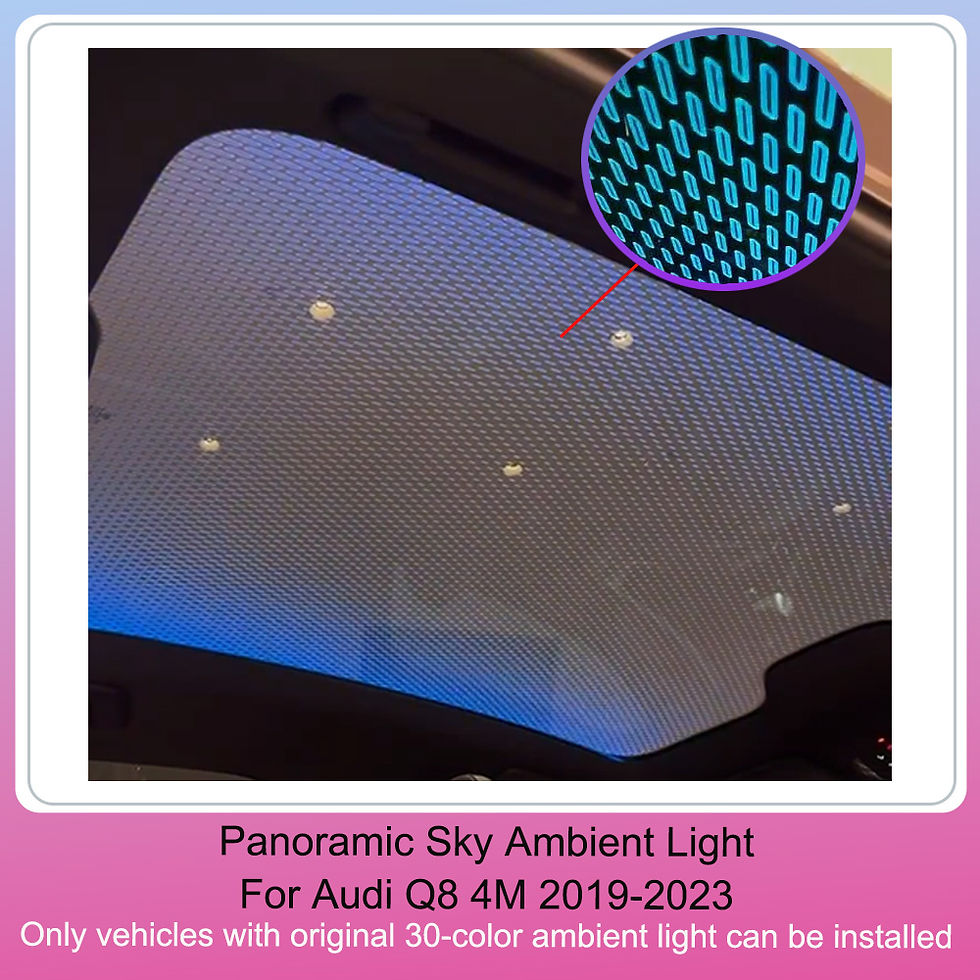 Thumbnail: Panoramic Sky Ambient Light For Audi A4 A5 A6 A8 Q5 Q7 Q8，For Audi Roof Window A