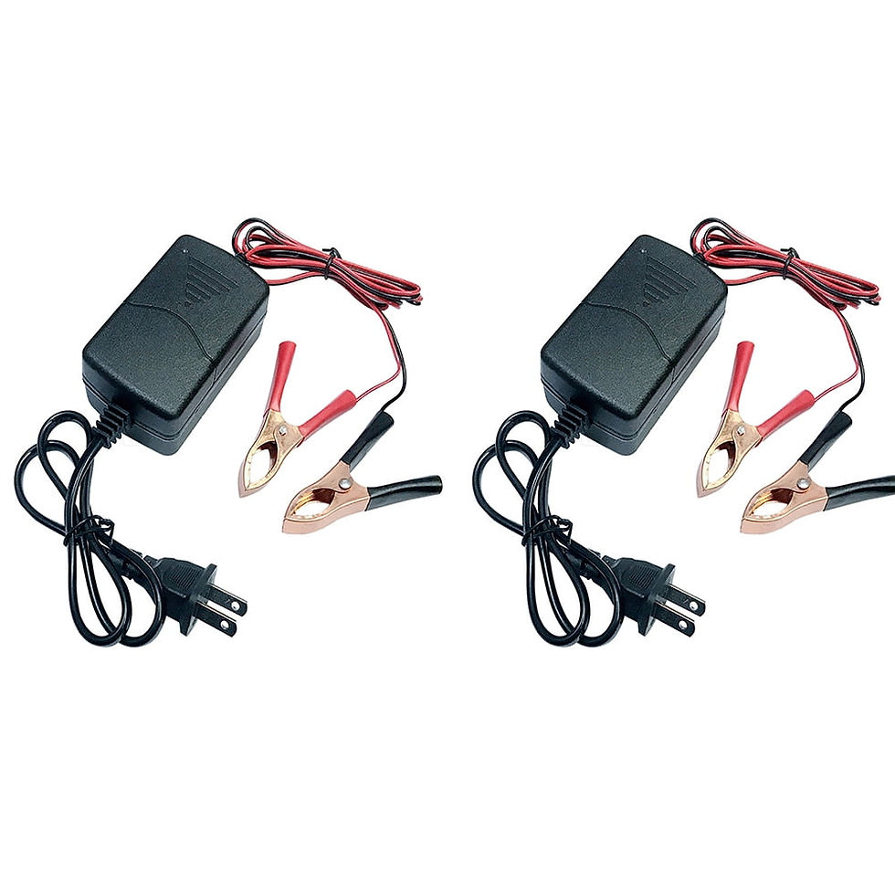 2PCS Car Battery Charger Maintainer 12V Trickle RV for Truck Motorcycle ATV..