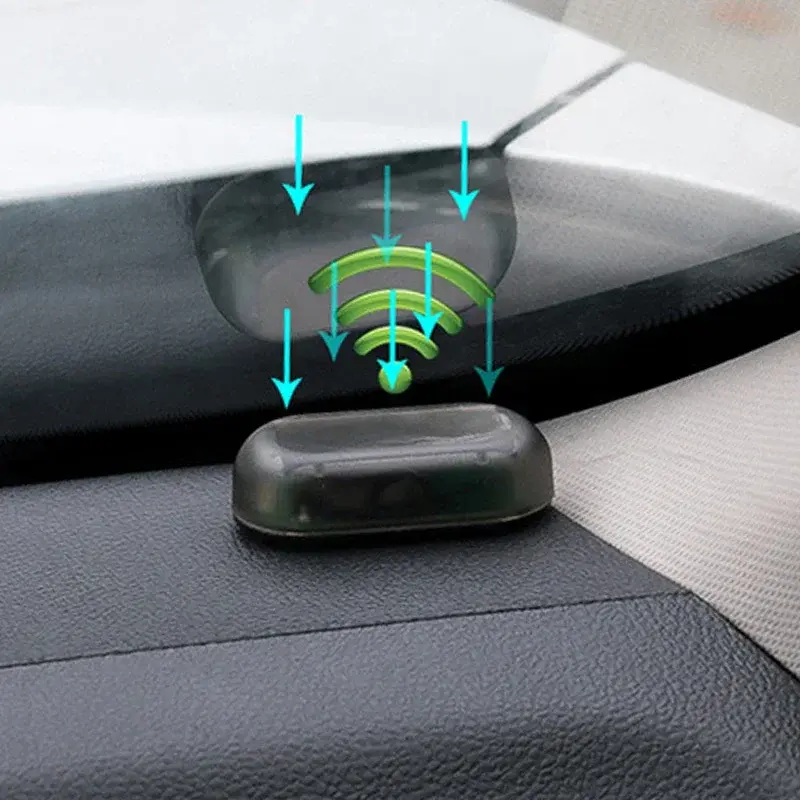 Thumbnail: Car Fake Security Light Solar Powered Simulated Dummy Alarm Wireless Warning