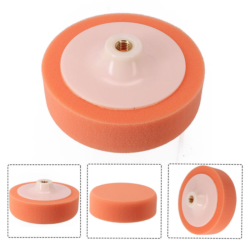 Thumbnail: Sponge Polishing Sponge 6'' 150mm Head Pad Backing Plate Orange Polishing Cushio