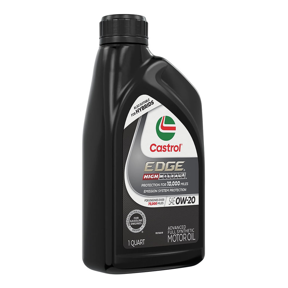 Thumbnail: Castrol Edge High Mileage 0W-20 Advanced Full Synthetic Motor Oil, 1 Quart