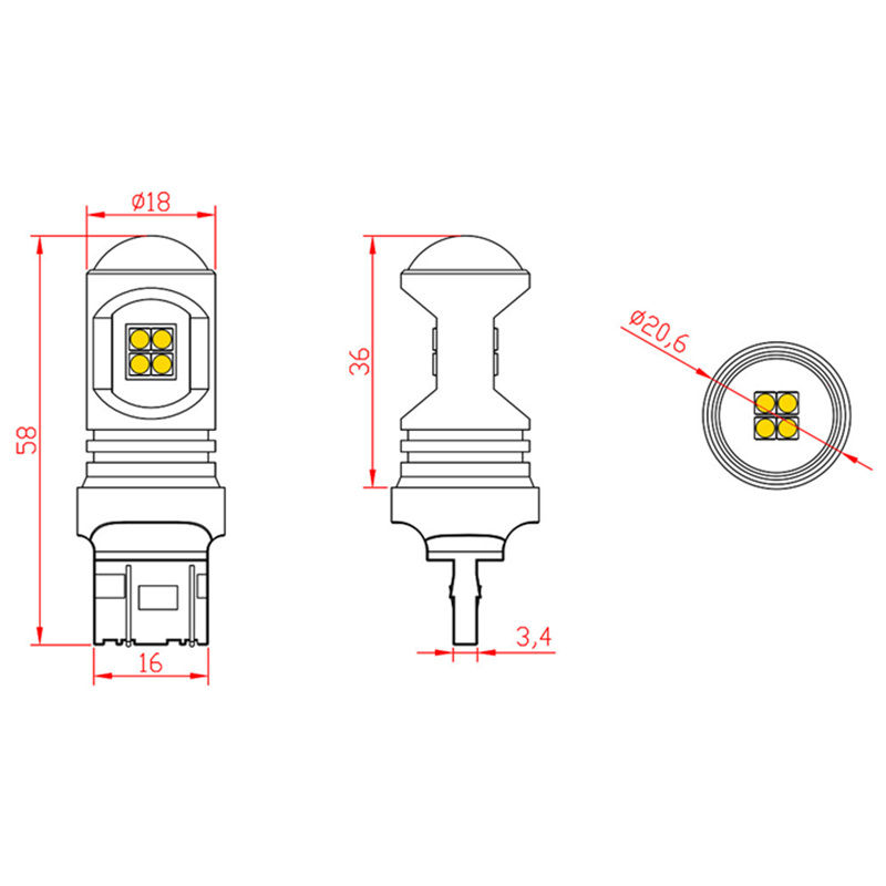 Thumbnail: For Jeep Grand Cherokee WK2 2011-2019 CANbus Error Free LED Car Backup Reversing