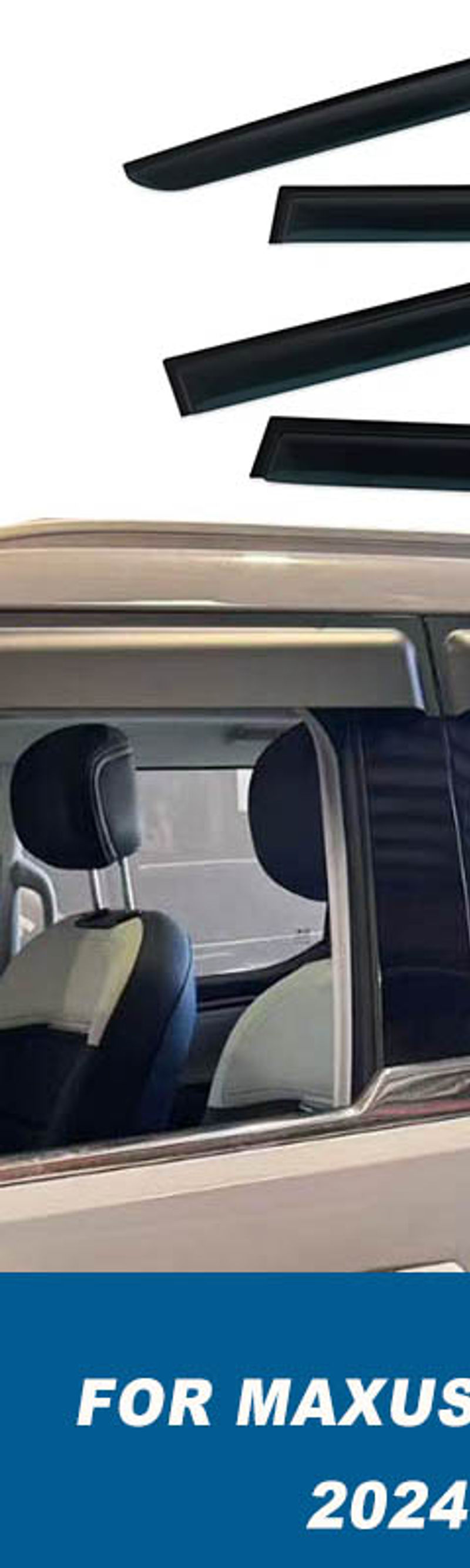 Side Window Deflector For LDV Maxus eTerron 9 MG U9 2024 2025 2026 2027 Car Wind