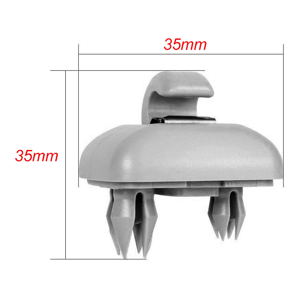Thumbnail: Auto Sun Visor Clip Hook Bracket Hanger replacement for Audi A1 A3 A4 A5 Q3 Q5(8