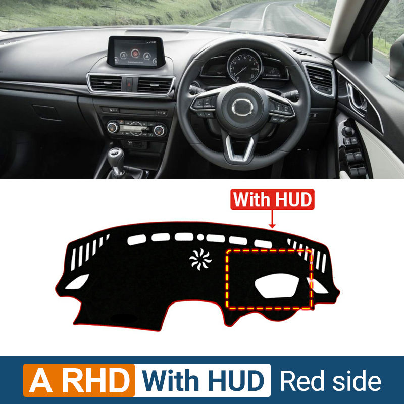 Thumbnail: For Mazda 3 BM BN Axela 2014 2015 2016 2017 2018 Car Dashboard Cover Sun Shade M