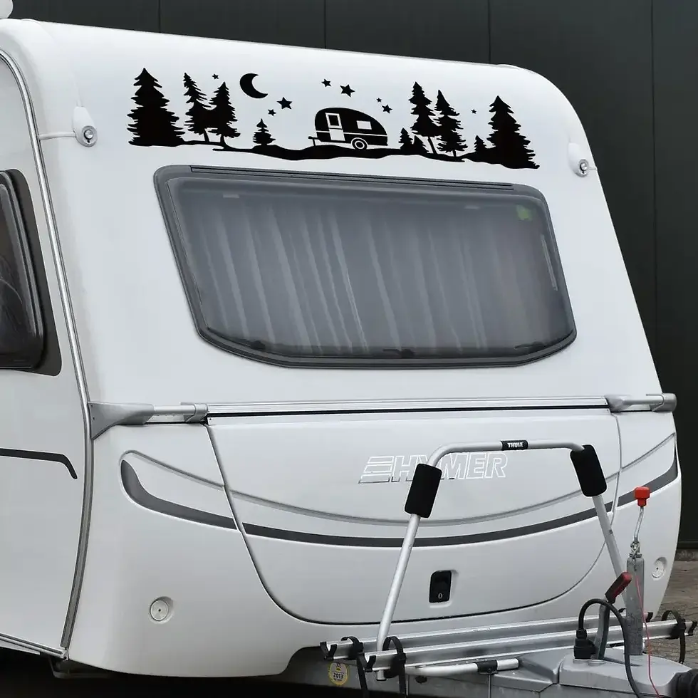 Thumbnail: Car Mountain Graphics Stickers For Motorhome Horsebox Caravan RV Camper Van Body