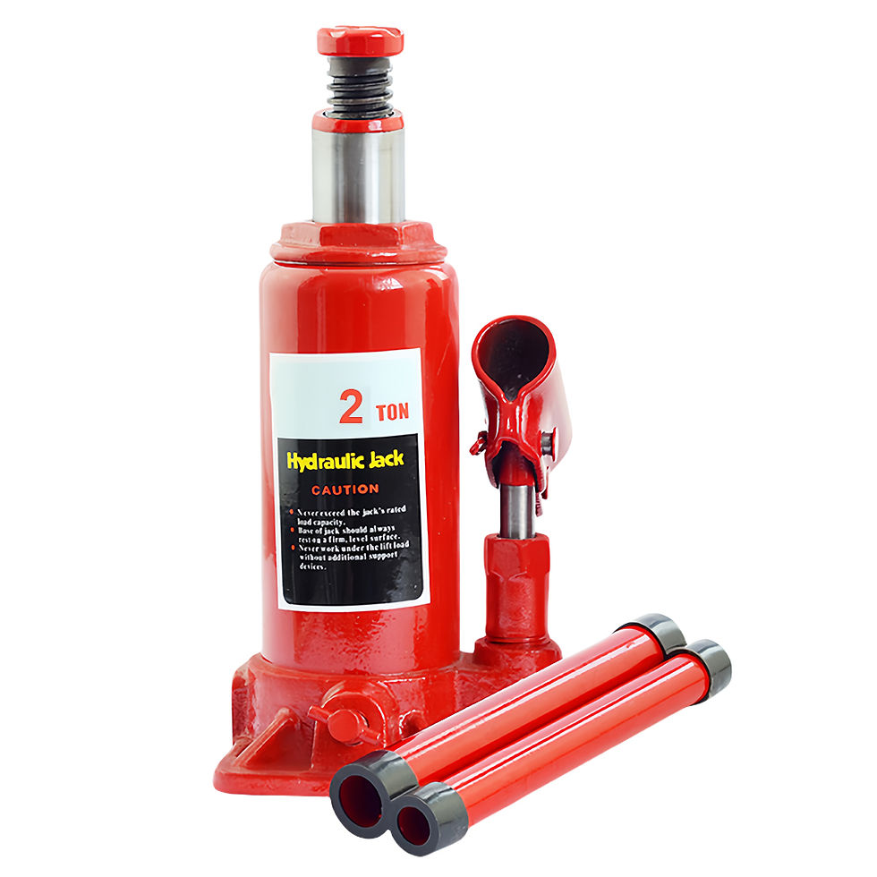Thumbnail: 2/5/10 Ton Welded Hydraulic Car Bottle Jack Jack Pad Car Lift Stand Welded Bottl