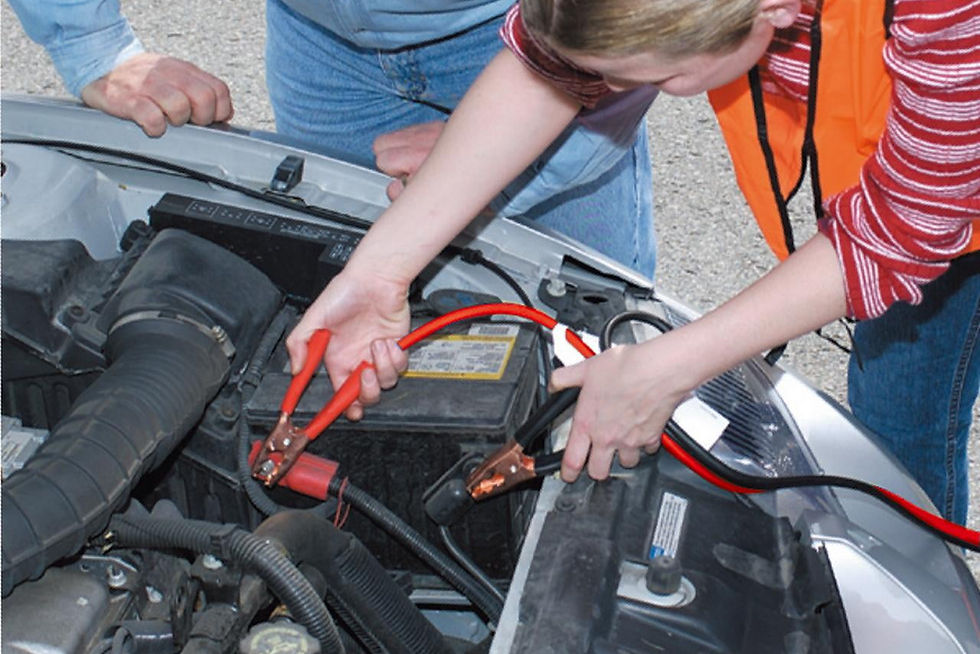 Thumbnail: EverStart Emergency Truck Safety Kit for Roadside Emergencies. Assembled Di..