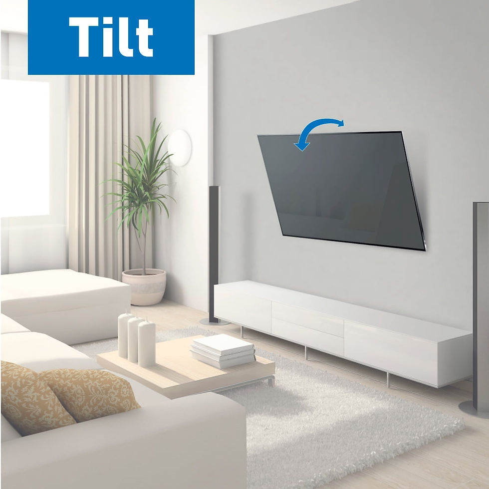 Thumbnail: Barkan TV Wall Mount, 19 - 65 inch Tilt Premium Flat / Curved Screen Bracke..