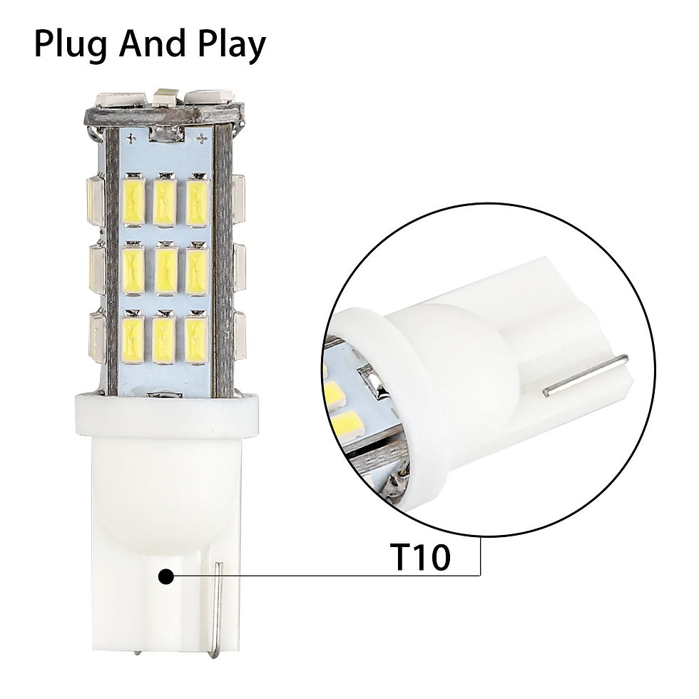 Thumbnail: TSV 20pcs Bright RV Trailer T10 921 194 42-SMD, 12V Car Interior Backup Rev..