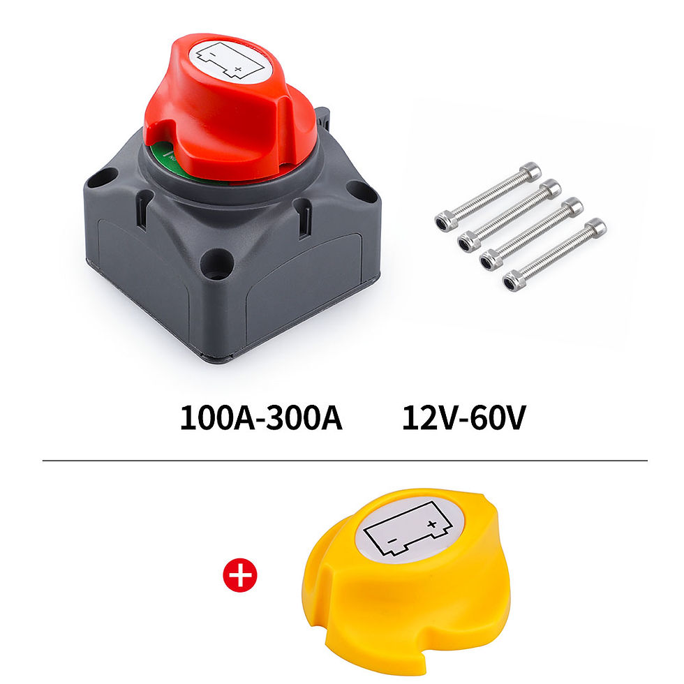 Thumbnail: (On/Off) DC 12V-50V 100A-300A Car RV Boat Marine Battery Selector Isolator Disco
