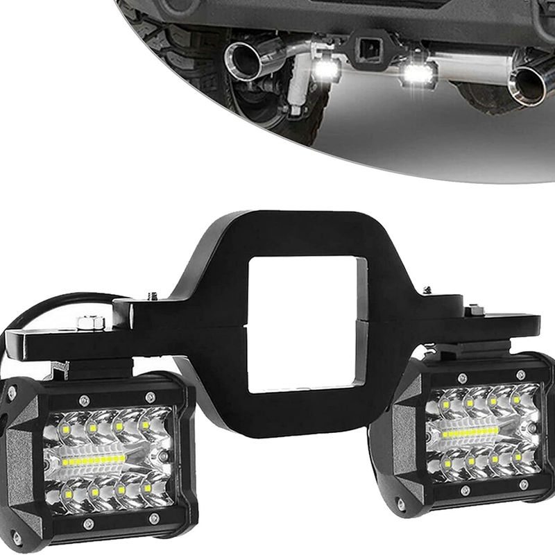 4 inch 60W Work Light Spot Flood Offroad Car Lights Bar with Universal Trailer T