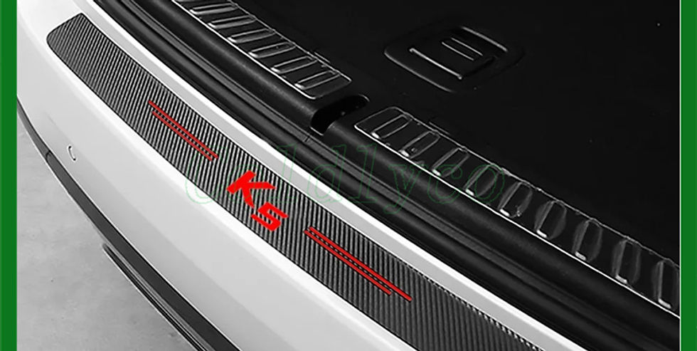 Thumbnail: Car Door Sill Protector Sticker Carbon Fiber Threshold Strip for K5 letter Rear