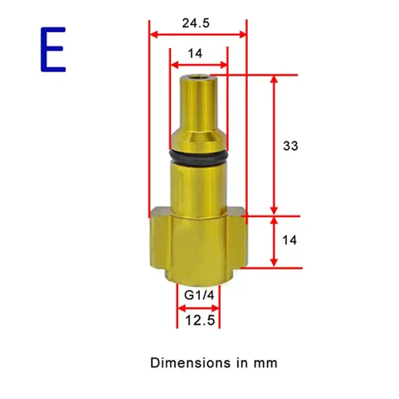 Thumbnail: High Pressure Water Gun Connector For Karcher For Nilfisk Snow Foam Lance Foam N