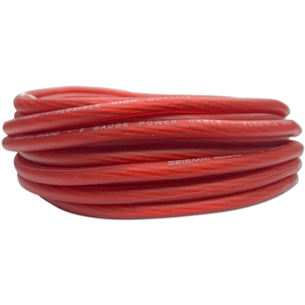 Thumbnail: Seismic Audio Amplifier Ground and Power 8 Gauge Car Audio Speaker Wire, 20..