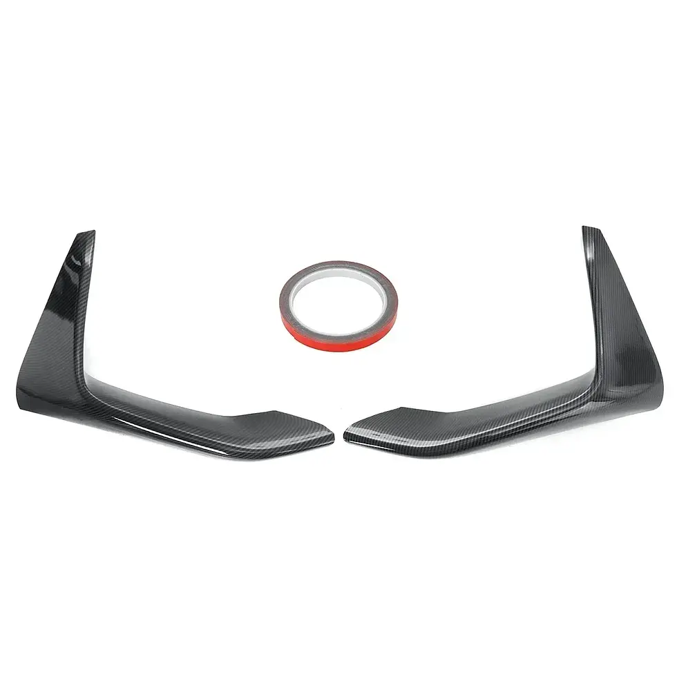 Thumbnail: Pair Front Bumper Fog Lamp Grill Trim Side Spoiler Canards For BMW F80 M3 2014-2