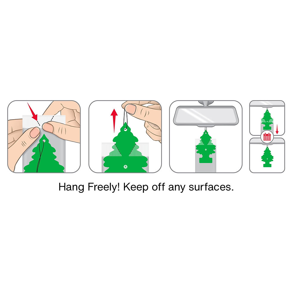 Thumbnail: Little Trees Air Fresheners Lavender Fragrance 3-Pack