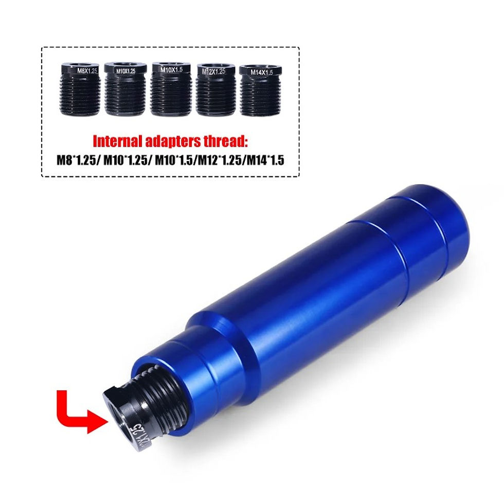 Thumbnail: 1/5PCS Shift Knob Adapter Converter Female Threaded Aluminum Shift Knob Adapter